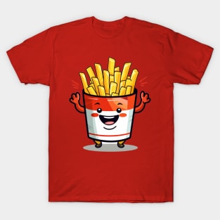 kawaii french fries T-Shirt cute T-Shirt